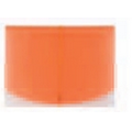 Tangerine Orange 2-Tone Letter Size Expanding File with 12 Tabbed Pockets